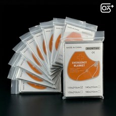 안전닷컴 체온 유지 비상 은박담요, 10개