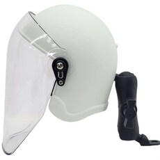 法肯 全罩式晴雨帽 海軍白 透明鏡片 機車騎士防雨防風必備