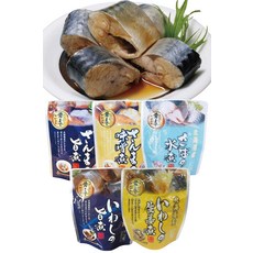 홋카이도산 생선 조림 무첨가 5종류 10개 세트 가네유 레토르트 식품 5종류