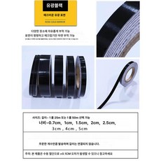띠시트지 띠벽지 몰딩 셀프 리폼 접착식 인테리어 문틀, 유광블랙
