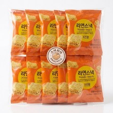 스낵피아 노브랜드 라면스낵과자 개별포장, 25g, 10개
