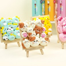 핑크풋 7000 쪼꼬미친구들 클레이 액자 꾸미기 세트 130 x 165 x 30 mm, 1개, 민트