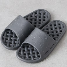 파쿠젠 국산 빅사이즈 EVA 미끄럼방지 욕실화 285mm, 차콜, 1개