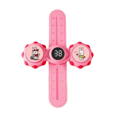 兒童身高測量器，可愛造型，安全材質，操作簡單，方便收納，記錄成長點滴, 粉色, 1個, 4711604700864