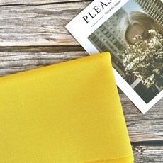 【布料世家】韓國製防潑水山東綢布 珍珠光澤裡布/內襯/內裡布, AH29黃, 1個