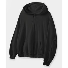 (MD PICK) 디미트리 블랙 DIMITRI BLACK 와플 헨리넥 후드 티셔츠_블랙 DBE7TH01BK 92804