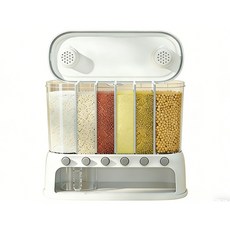 食品級 廚房五穀 收納盒 豆子 密封 儲物神器 防蟲, 1個, 收納盒 高透雜糧桶升級款