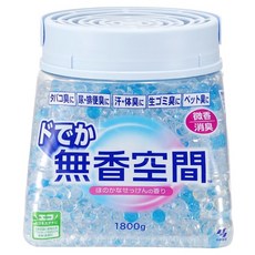 KOBAYASHI 小林製藥 無香空間室內消臭劑 淡淡皂香 Large, 1罐, 1800g