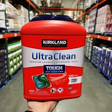 科克蘭 Kirkland UltraClean 超級潔淨 洗衣凝珠 140顆 2.52公斤 清新香氛, 1個, 140顆(新款桶裝)