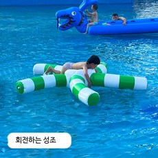 대형 에어바운스 볼풀장 실내용 놀이기구 트램펄린 슬라이드 포함 가족 체육대회 단체 놀이터, 1개, 2미터 성조기