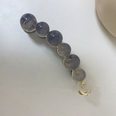 533氣質馬尾香蕉夾 糖果色大號豎夾, 1個, 灰藍