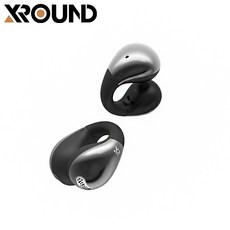 XROUND Vera Clip 開放式耳夾耳機 藍牙5.4 實境環繞音效 IP55防水, 黑色