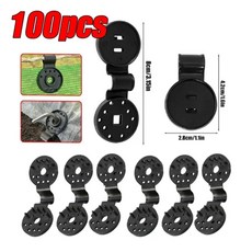 10 100PCs 정원 캠핑 클램프 플라스틱 천막 클립 액세서리 고정 야외 울타리 그늘 그림자 메쉬