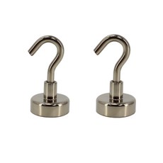 마니코 20mm 강력 네오디움 후크고리자석 자석고리 걸이용 마그넷, 20개