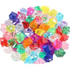 플라스틱어항자재 인조장식자갈 세트 30입 수조인테리어용, 투명30p