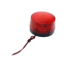 Othmro 1Pcs LTE-5051 110V 3W 경고등 산업용 신호탑 램프 원형 LED 경보등 플라스틱 전자 부품 스트로 코픽 빨간색, LTE-506112V/1W, 1개