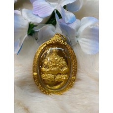 龍婆絕 2556年 拉胡騎蜜蜂 後面必達及16符管 佛牌, 詳見包裝