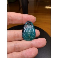 台灣藍寶 藍玉髓 龍牌