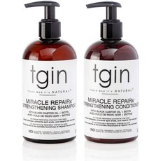 tgin 미라클 Strengthening 샴푸 컨디셔너 듀오 13oz