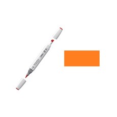 즐거운날 트윈 브러쉬 마카 오렌지 1개 컬러