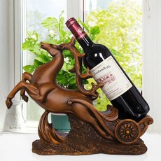 새해선물 드래곤 와인랙 인테리어 홀더 청룡해 장식품 1. 사슴 와인랙 29cm, 5. 호랑이 와인랙 36cm