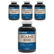 Mrm BCAA+G 6000膠囊, 150顆, 4罐