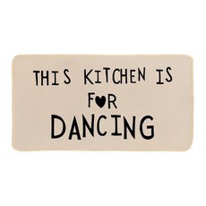 ETYZE Funny Welcome 도어매트 주방 매트 이 주방은 춤을 추는 실내 미끄럼 방지 고무 도어매트 친구 엄마 아빠 아내용 76.2 x 40.6cm(30 x 1