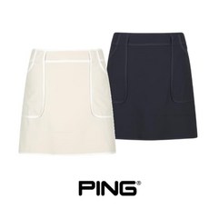 [백화점 정품] 핑 [25 여름 ] 여성 아웃포켓 라인 큐롯 스커트 121E2PC381 (출시가 298 000)