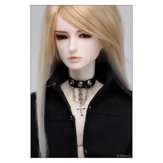 구체관절인형 악세사리 목걸이(초커) SD & Model - Cross Echo Choker (Black ; Only For Man), 본품, Black ; Only For Man, 1개