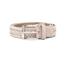 토즈 인그레이빙 로고 브레이디드 벨트