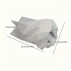 적 크리스마스 트리 몰드 실리콘 나선형 테이퍼 양초 레진 비누 점토 공예 휴일 장식용, M