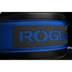 Rogue 尼龍舉重腰帶, 灰-藍,L/ 35"~38"