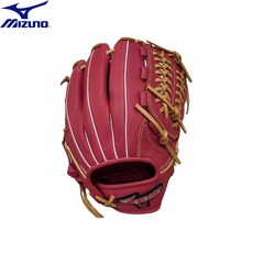 MIZUNO 美津濃 WILL DRIVE RED 棒壘球手套 1AJGR14110 6249，耐用皮革，舒適貼合, 1個
