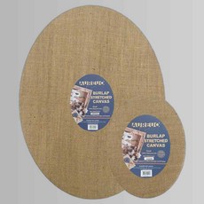 미술재료 타원형 천캔버스 15x20cm