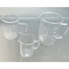 有柄燒杯 握柄燒杯 實驗燒杯 握把燒杯 低型燒杯 高型燒杯 量杯 實驗器材, 1個, 100ml