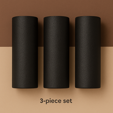 미니폼롤러 하드 EPP 셀프 발바닥 마사지 근막이완 필라테스 도구, 3개, 블랙