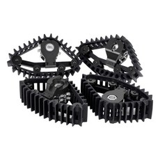 크롤러 자동차 트랙사스 부품용 스노우 트랙 휠 타이어 키트, 1. 검정색, 1개