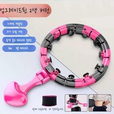 훌라후프 지능형 홈트레이닝 분리형 소프트폼 성인용 허리라인 코어 강화, E. 슈퍼지방연소132색파우더땀벨트보내기(180파운드이