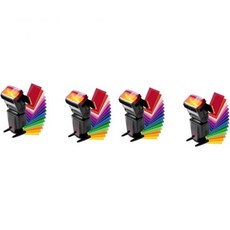 피부 톤 및 조명 조정을 위한 카메라 플래시용 DOITool 2팩 필터 젤 키트 12가지 색상, 4.7*7.2*0.6cmx2pcs, 표시된 것과 같이 x2개