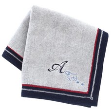 Kitamura 키타무라 이니셜이 들어간 타월 손수건 남녀공용 여자 타월 핸드 타월 약 25cm 000131 (A)
