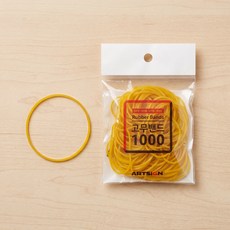 다용도 노란 고무줄 문구 사무 교재 포장용 고무밴드 1000 사무용고무줄 포장용고무줄 다목적밴드