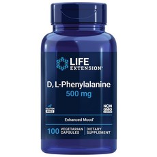 라이프익스텐션 D L-페닐알라닌 500mg 캡슐 100정, 1개