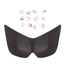 Kawasaki Ninja Z1000 2003-2006 專用高強度壓克力大燈護片 深茶色-極限超快感, 1個