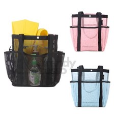 마켓그리드 메쉬 비치 수영가방 헬스장가방