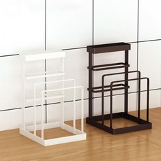 도마거치대 주방 도마 냄비뚜껑 칼 꽂이 수납 거치대 M11628 PMDMM, 1개, 화이트
