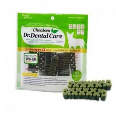 반려견 치아건강 간식 100g 클로렐라 함유 덴탈 스틱 구강 케어 애견 껌 치석, 1개, 상세페이지 참조