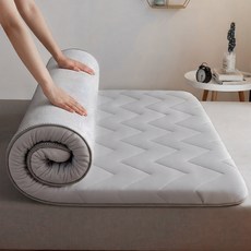 Frokom Living 꿀잠 라텍스 메모리폼 매트리스 토퍼, 그레이, 8cm