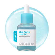 성분에디터 고순도 99% 히알루론산 블루아가베 수분 충전 수딩 앰플 1개 40ml