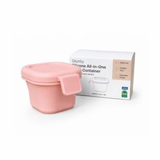 실유니티 실리콘 이유식 밀폐용기 1P, 1개, 핑크, 50ml