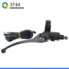 바이크 오토바이 용 50CC250CC 먼지 자전거 ATV 4 륜 클러치 레버 펌프 왼쪽 오른쪽 실린더 유압 브크, 01 LEFT